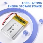 3.7v 400mah Li Ion Polymer Battery Pack 802030 Rechargeable