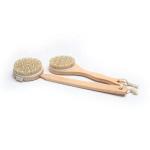 Beech Wood Sisal Bristles Exfoliating Dry Brush For Dry Skin Cleansing