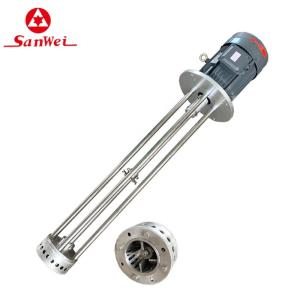 China Motor Core Components High Shear Dispersing Emulsifier Homogenizer Cosmetic Emulsifier Mixer Prices factory