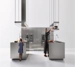 SS Modern Simple Kitchen Base Cabinets Waterproof 16mm 18mm 25mm Carcass