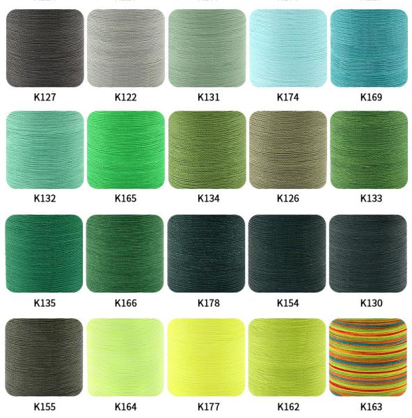 0.35-0.8mm Leather Sewing Thread in 80 colors for Hand-sewn Woven 6 Meters Piece