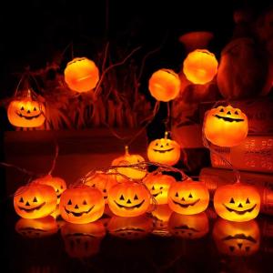 China Halloween String Lights LED Pumpkin Holiday for Outdoor Decor 8 Modes Fairy Lights for Bedroom Patio Room Garden Party Home factory