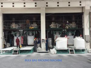 China 1 Ton Jumbo Bagging Machine Filling System 6.5KW Sugar Sand Salt Bulk Filler factory