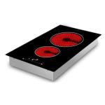 ETL Scratch Resistant Drop In 2 Burner Ceramic Cooktop