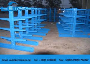 China Heavy Duty Cantilever Pallet Racking , Anti Corrosion Cantilever Shelving Systems factory