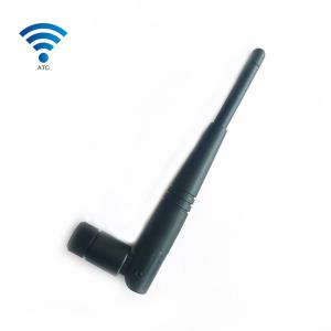 China External Dual Band 2.4 Ghz 5Ghz Antenna , RP SMA Black 3DBi WiFi Antenna factory