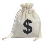 SGS Christmas Fabric Drawstring Gift Bags Portable 25x30cm