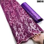 New style colorful clothing dubai sequins lace african lace for wedding boubou