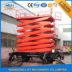Mobile Platform Lift , 300kg 500kg 1000kg Load Capacity Hydraulic Scissor Lift