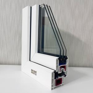 China GKBM 65 Series UPVC Casement Window Profiles Extrusion For Interior and External factory