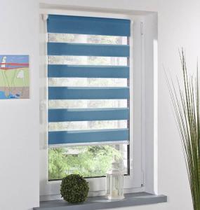 China Linen Blackout Zebra Blinds Fabric Translucent Style Inner Installed 40m Length factory