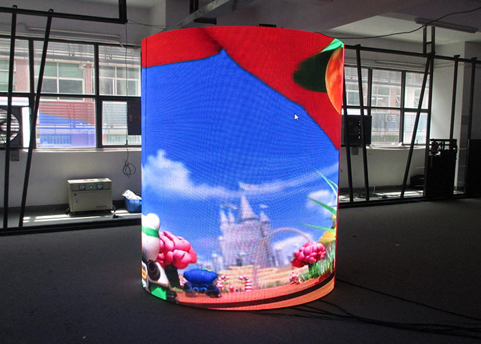 Ultra Thin P2.5 Flexible Led Module P2 Full Color Led Sign For Night Club