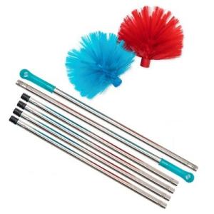 China ISO9001 3.6m Rod High Ceiling Duster Spider Web Ceiling Cleaning Brush factory