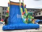11X6X9m Commercial Inflatable Slide , PVC Tarpaulin Blow Up Jumping Castle