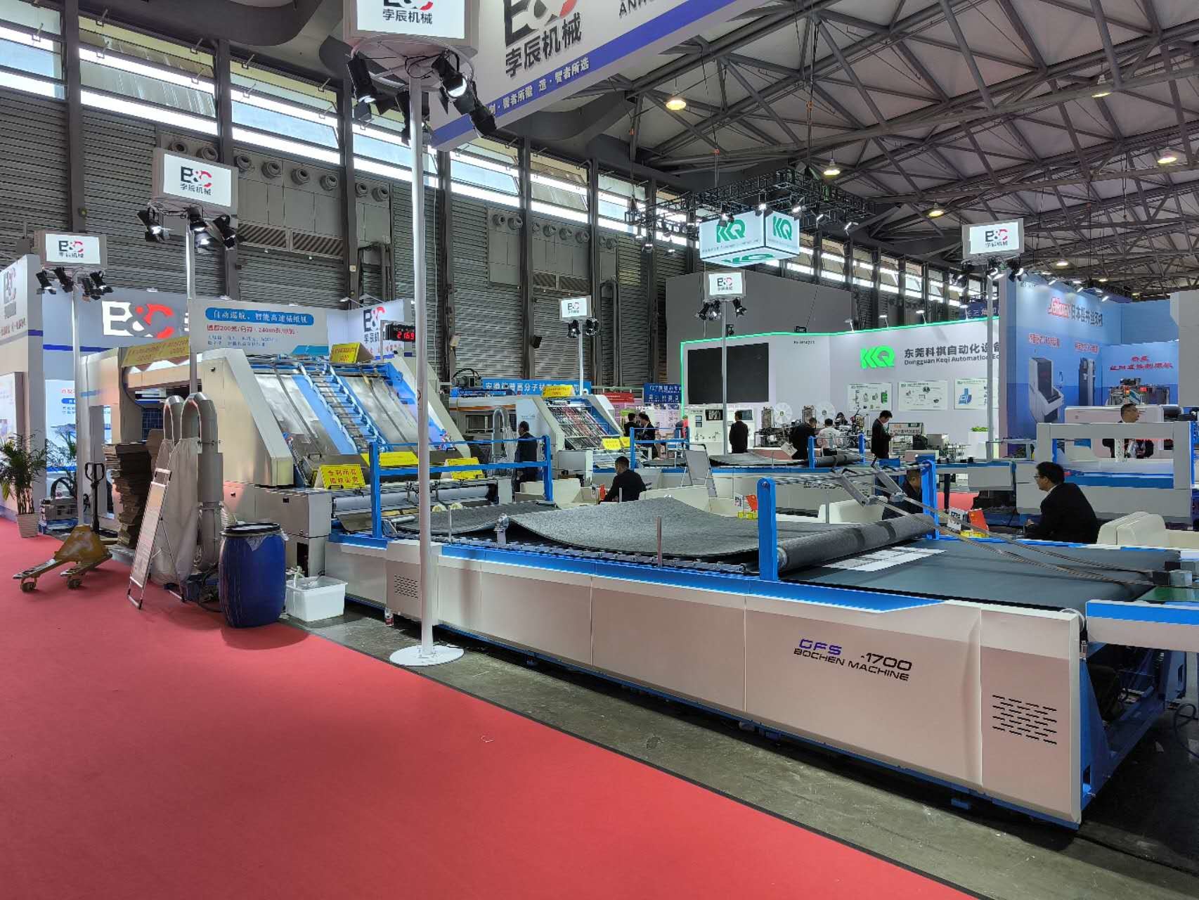 High Speed 2200*2200mm Corrugated Laminating Machine Automatic