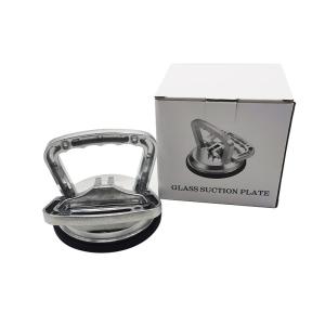 China Hot selling strong suction Ceramic metal surface heavy object Single rubber bottom Silver Metal Glass Suction Cup factory