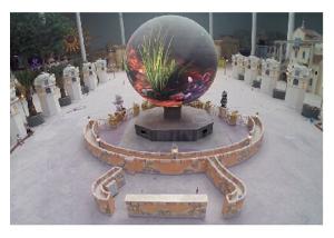 China RGB Creative LED Display Screen IP43 LED Ball Display SMD1515 factory