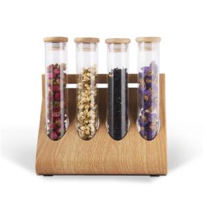 China 1000ml Hygienic Candies Borosilicate Glass Storage Tank factory