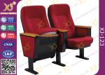 Audience Solid Rubber Wood Armrest Conference Room Seating Sound Absorption Big