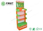 Recyclable Floor Stand Portable Paper Shelf Light Bulb Cardboard Floor Display