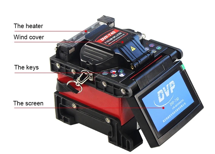 1 Handheld FTTH Arc Splicing Welding Machine for RJ45 SM/MM/DS/NZDS Fiber Optic Splicer