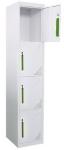 Thickness 1.2mm Metal 4 Door Steel Lockers For Small Office