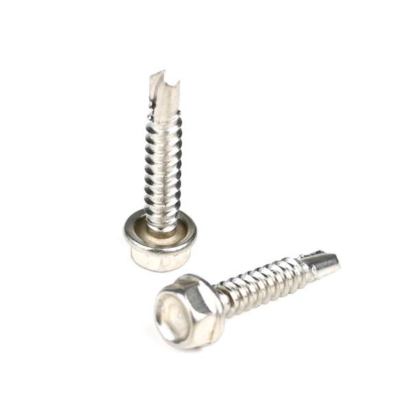 Hex Head Self Drilling Metal Screws with INCH Measurement System and Stainless