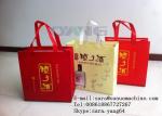 Full Automatic Non Woven Box Bag Making Machine For Laminated 3D Box Bag