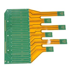 1/2Oz Polyimide Flexible PCBs With PI Material White Yellow Soldermask