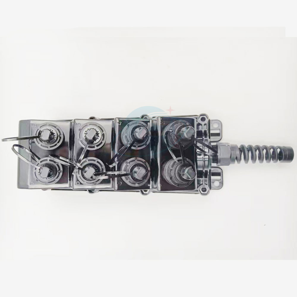 ODM 6 Port FTTX Fiber Optic Splice Closure Distribution Box For Prospecting Communication