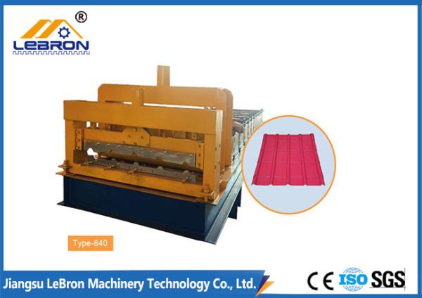 Steel Chrome Plated Glazed Tile Forming Machine High Production Long Time