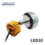 LED10 Double angel eye without fan motorcycle led headlight projector lens