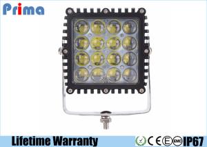 China 80W Square Spot LED Driving Light with Extreme Vibration Resistant Mount factory