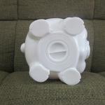 Happy pig plastic piggy bank, rubber money box promotional toys made in shenzhen
