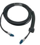 NSN Boot Duplex LC Patch Cord Black for Outdoor Cable Solution
