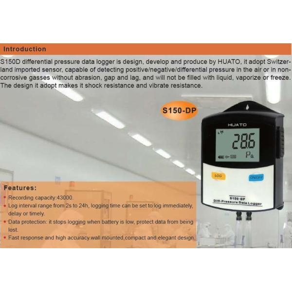 Digital Pressure Manometer Differential Pressure Manometer High Accuracy