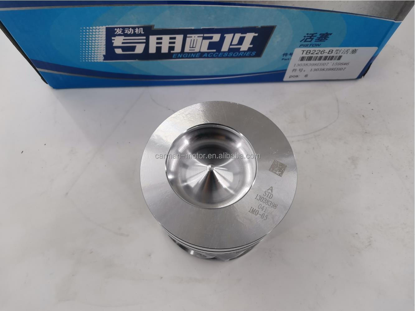 Tested Aluminum Piston for WEICHAI DEUTZ WP6 WP8 Engine Spare Parts LIUGONG SD LG 933 LG956 LG936 SANY FOTON XCMA Loader