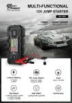 12V Car Battery Booster Jump Starter for Small Cars 20000mAh 3000A Peak Power