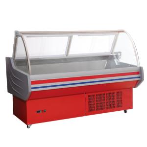 China Lifting Doors Deli Display Refrigerator Showcase R22 / R404a With Dynamic Cooling factory