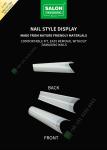 Stair Shape Half Cut False Nail French Style Artificial Nail Tips Fake Nail