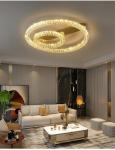 Luxury Ring Ceiling Lamp Modern Bedroom Living Room Crystal Ceiling Lamp(WH-CA