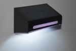 IP65 Waterproof LED Wall Lights ABS PC 1800MAH Solar Fence Post Lights