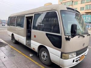 China Toyota Coaster Used Bus 29seats 1hz Left Hand Drive Japanese Original factory