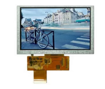 5 Inch TFT LCD Touch Screen with 800×480 Resolution 24-bit RGB Strip and