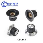 6mm Potentiometer Knob C1/C2/C3 Bakelite Guitar Knobs