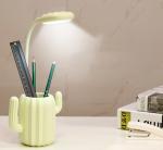 1200mAh Three Speed Dimming Rotating Modern LED Table Lamp with Pen Holder