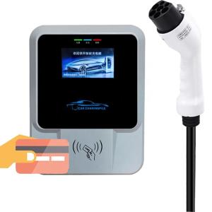 China 32A Single Phase Electric Car Charger Point EVSE Wallbox 240VAC 7KW factory