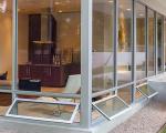 Impact Hurricane Aluminum Awning Window Tempered Glass Top Hung Awning Windows