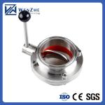 Structure BUTTERFLY DN15-200 Sanitary Stainless Steel 304 /316L Manual Tri Clamp