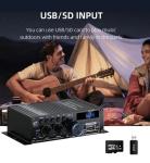 AK-380 5.0 Amplifier 2.0 Channel Car Home Theater Amplifier Mini HIFI Digital